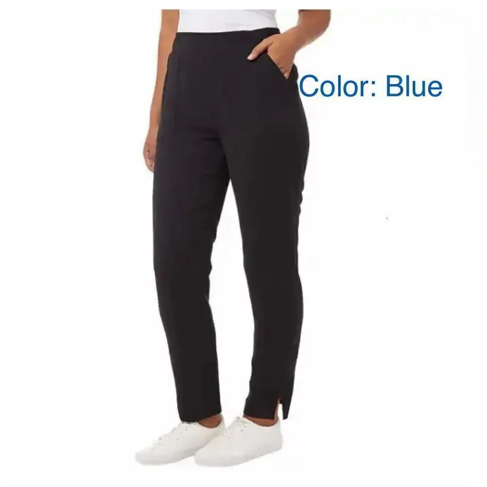 32 Degrees COOL Ladies' Lightweight Twill Pull-On Pant ((Blue)